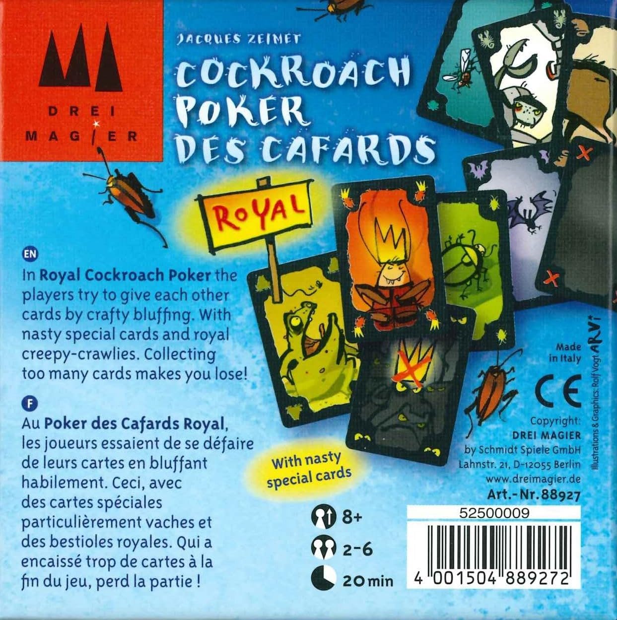 Schmidt | Cockerroach Poker Royal | Card Games