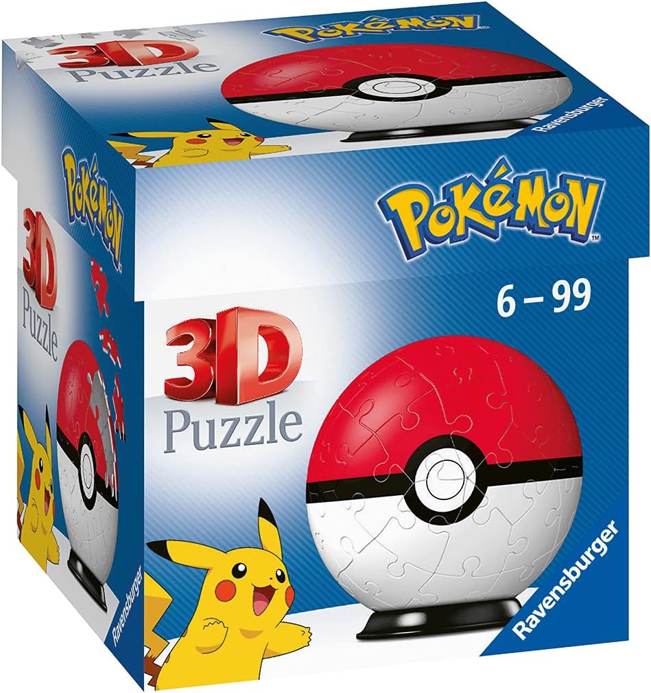 Ravensburger Pokemon Pokeball - 3D Jigsaw Puzzle Ball