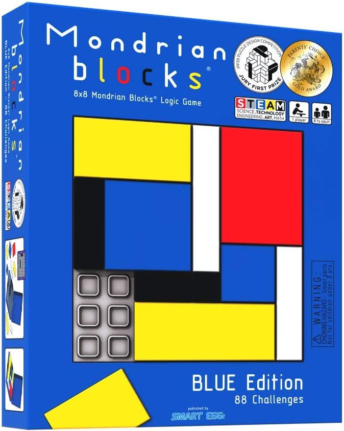 Mondrian Blocks - Blue Edition (Parents’ Choice Award Winner)
