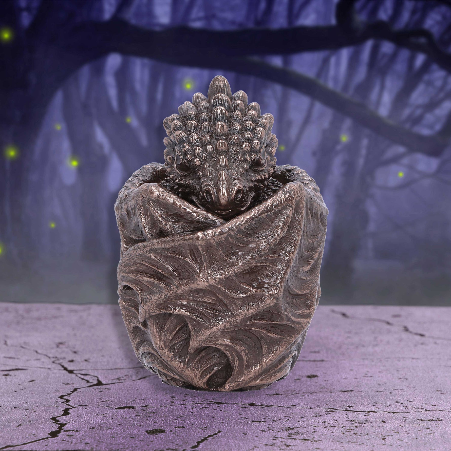 Bronze Dragon Snuggle Box 9cm