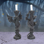 Guardians of the light Dragon Candle Holders (Set of 2) 28cm