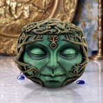 Tree Spirit Head Treasure Box 13cm