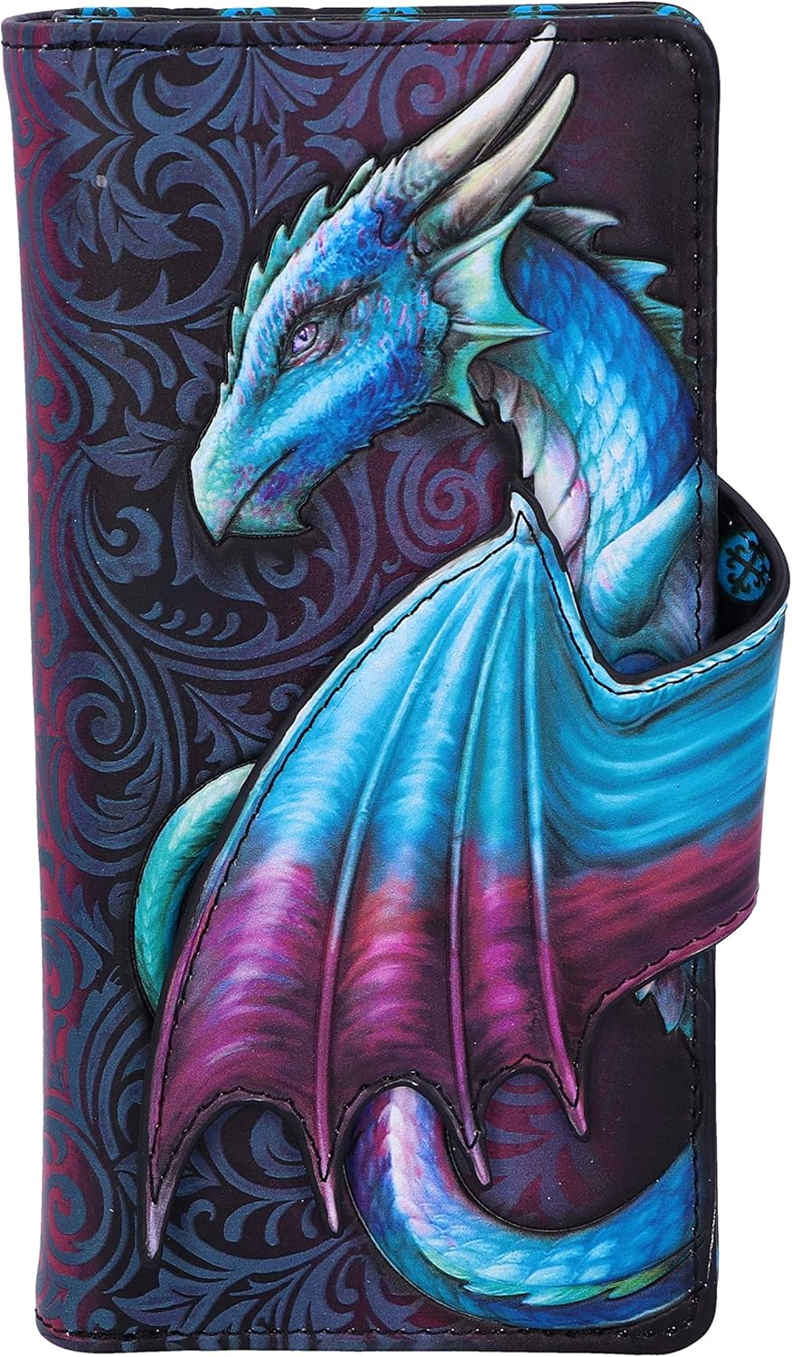 Nemesis Now Dragon Embossed Purse, Multi-Slot Wallet