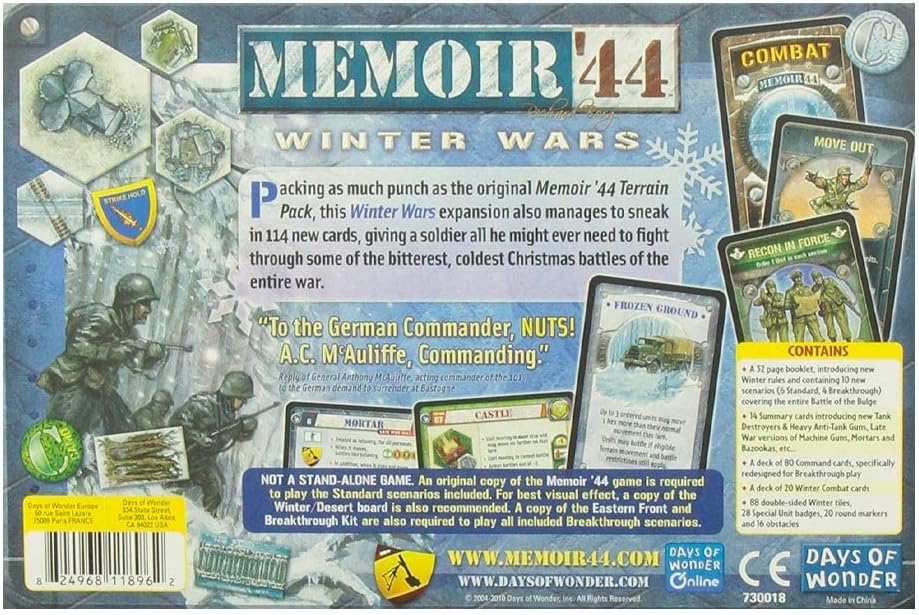 Memoir '44: Winter Wars Expansion