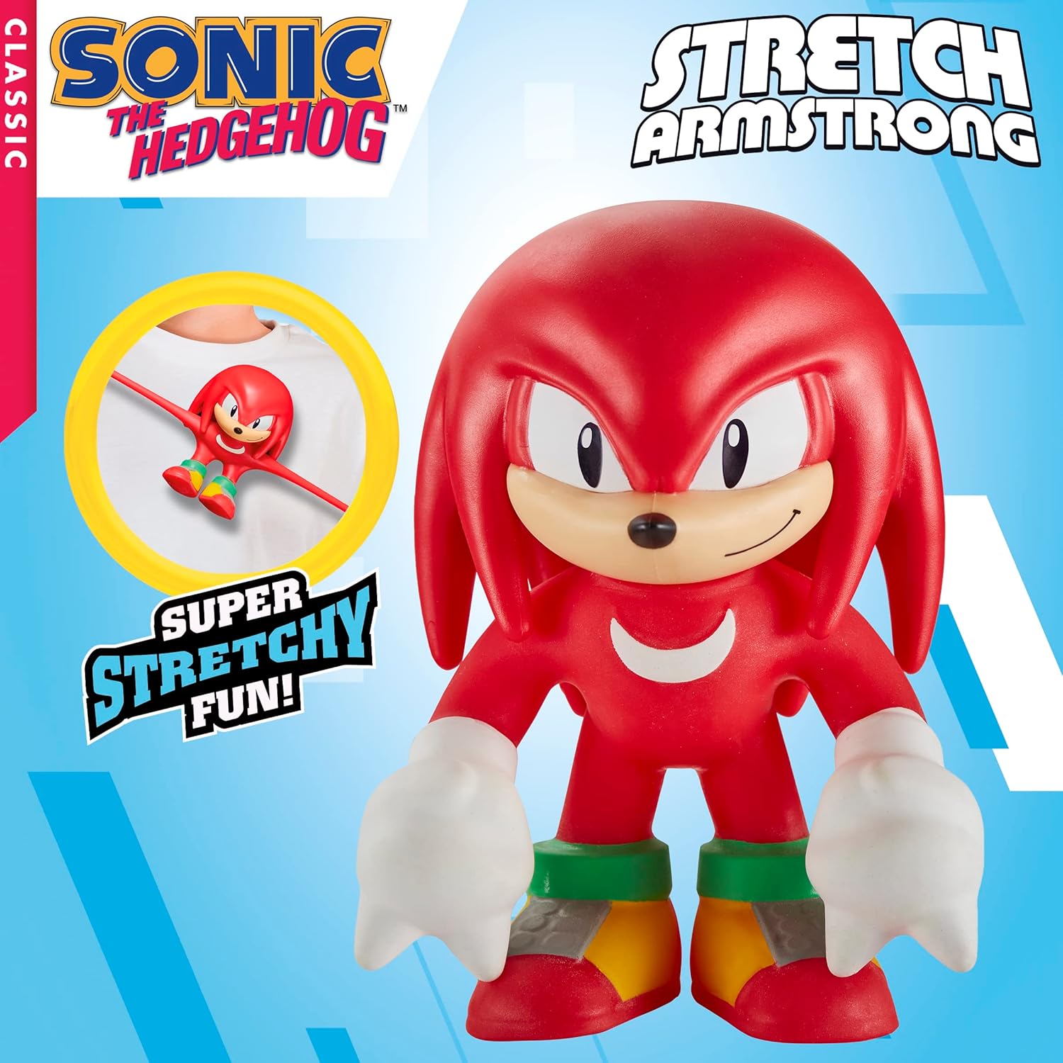 Character Options ltd 07938 SEGA Stretch Sonic Knuckles Toy
