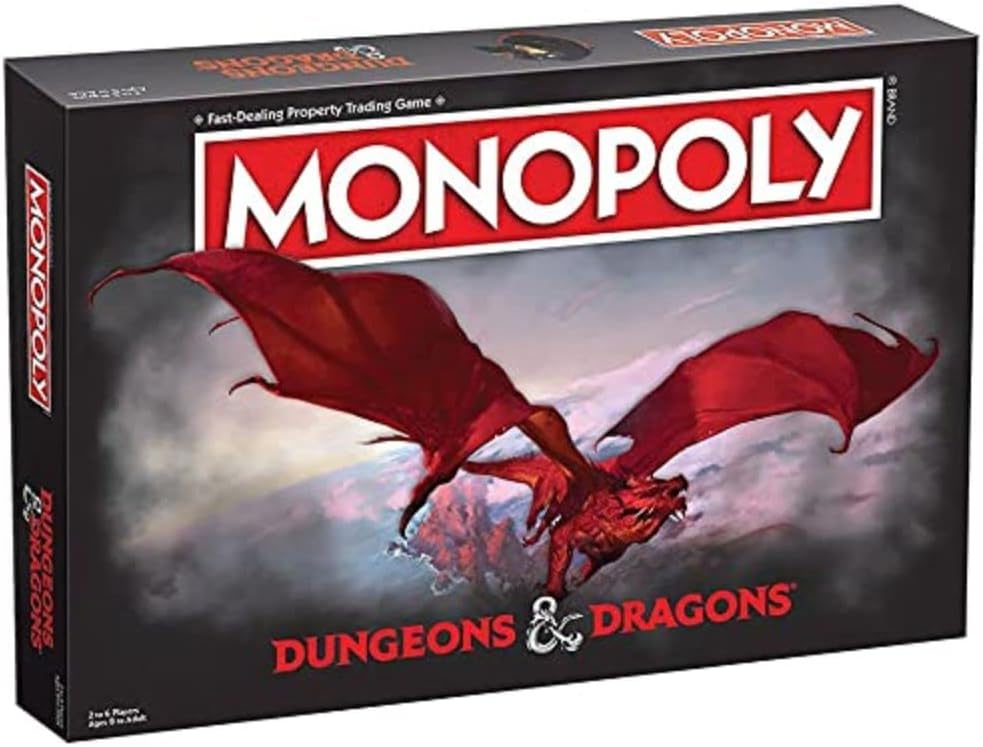 Winning Moves Dungeons and Dragons Monopoly Board Game