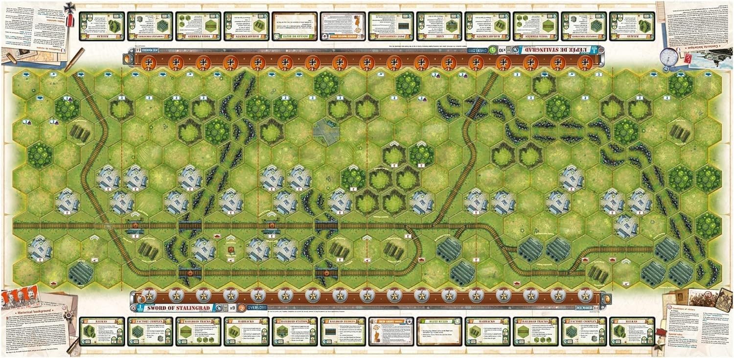 Memoir '44 Sword of Stalingrad Battle Map EXPANSION 