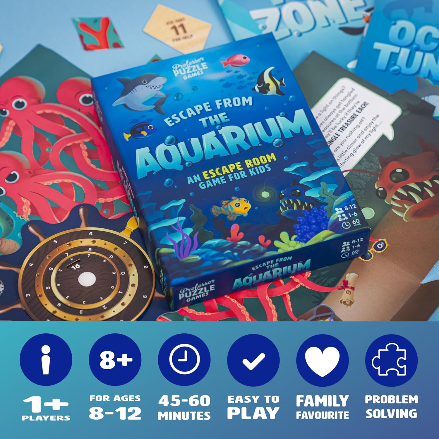 Professor Puzzle: Escape from The Aquarium - Escape Room Game.