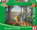 Schmidt Spiele 58426 Thomas Kinkade, Warner, Wizard of Oz, Follow The Yellow Brick Road, 1000 Piece Jigsaw Puzzle