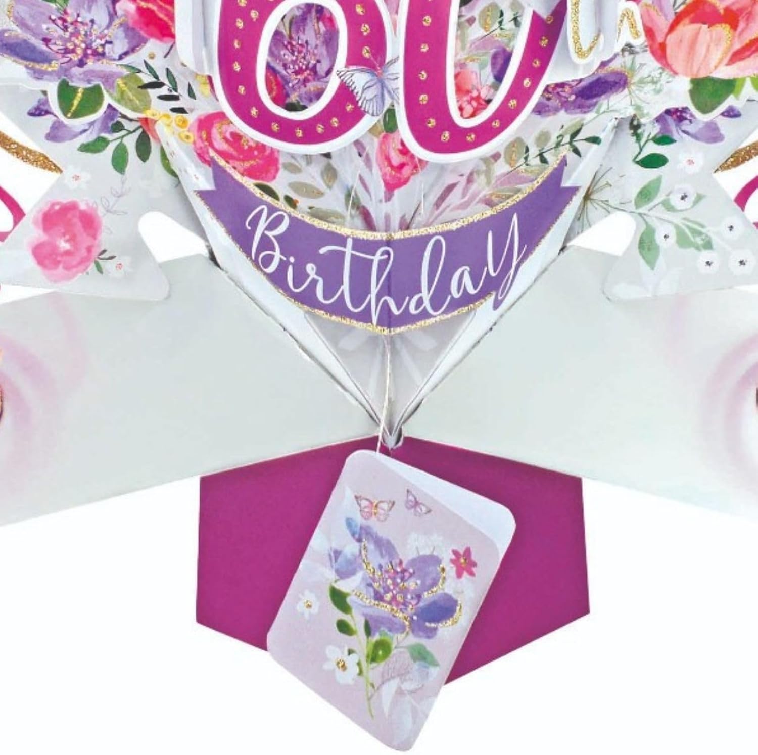 Female 60th Birthday Pop-Up Greeting Card