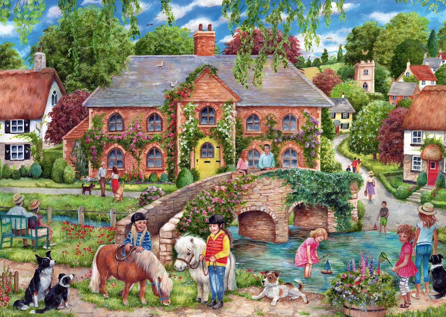 Ravensburger Village Life 1000 Piece Jigsaw Puzzle