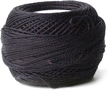 DMC 116 5-310 Pearl Cotton Thread Balls, Black, Size 5