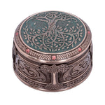 Round Tree of Life Celtic Trinket Box 10cm