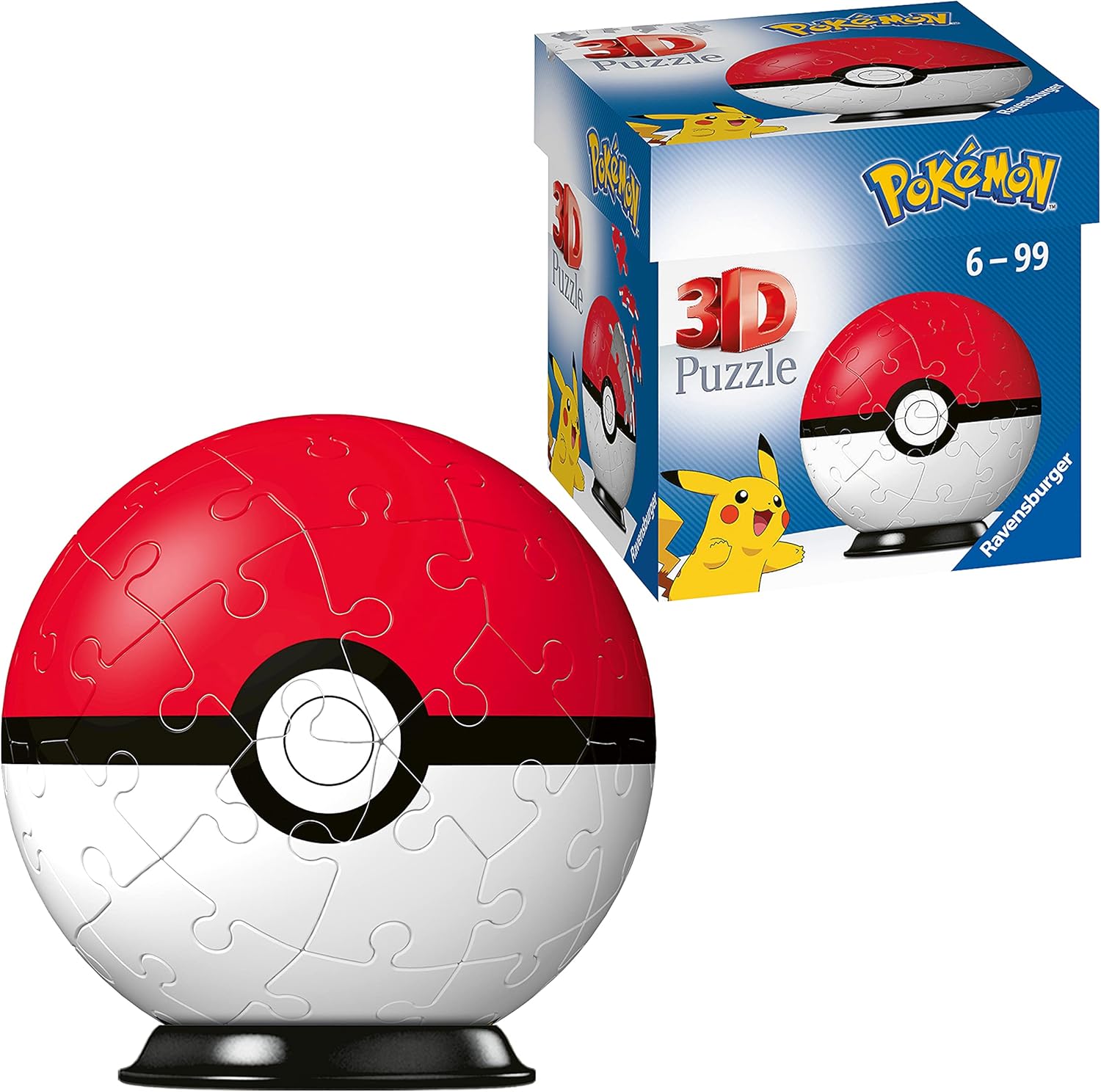 Ravensburger Pokemon Pokeball - 3D Jigsaw Puzzle Ball
