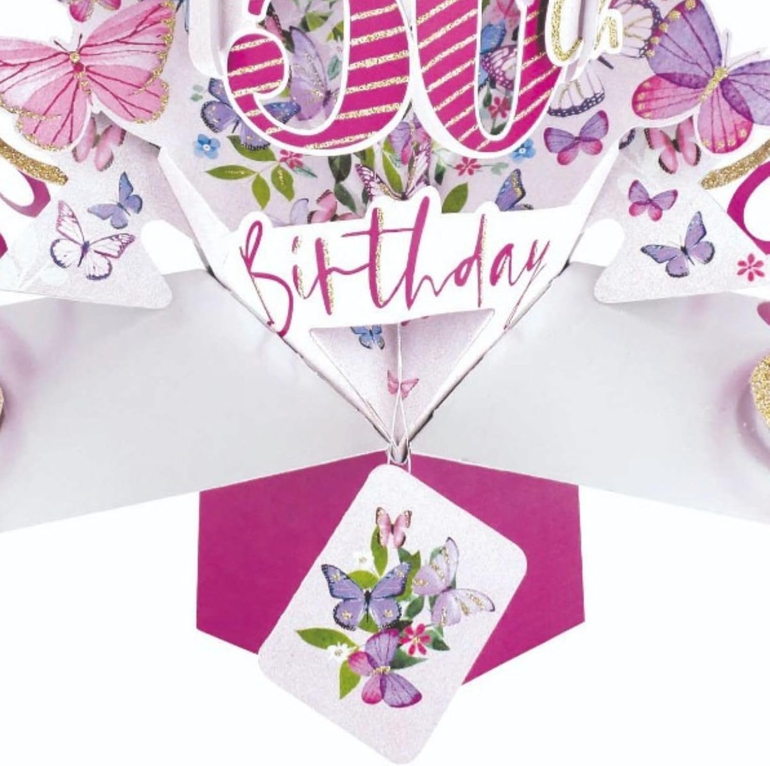 Happy 50th Birthday Pop-Up Greeting Card