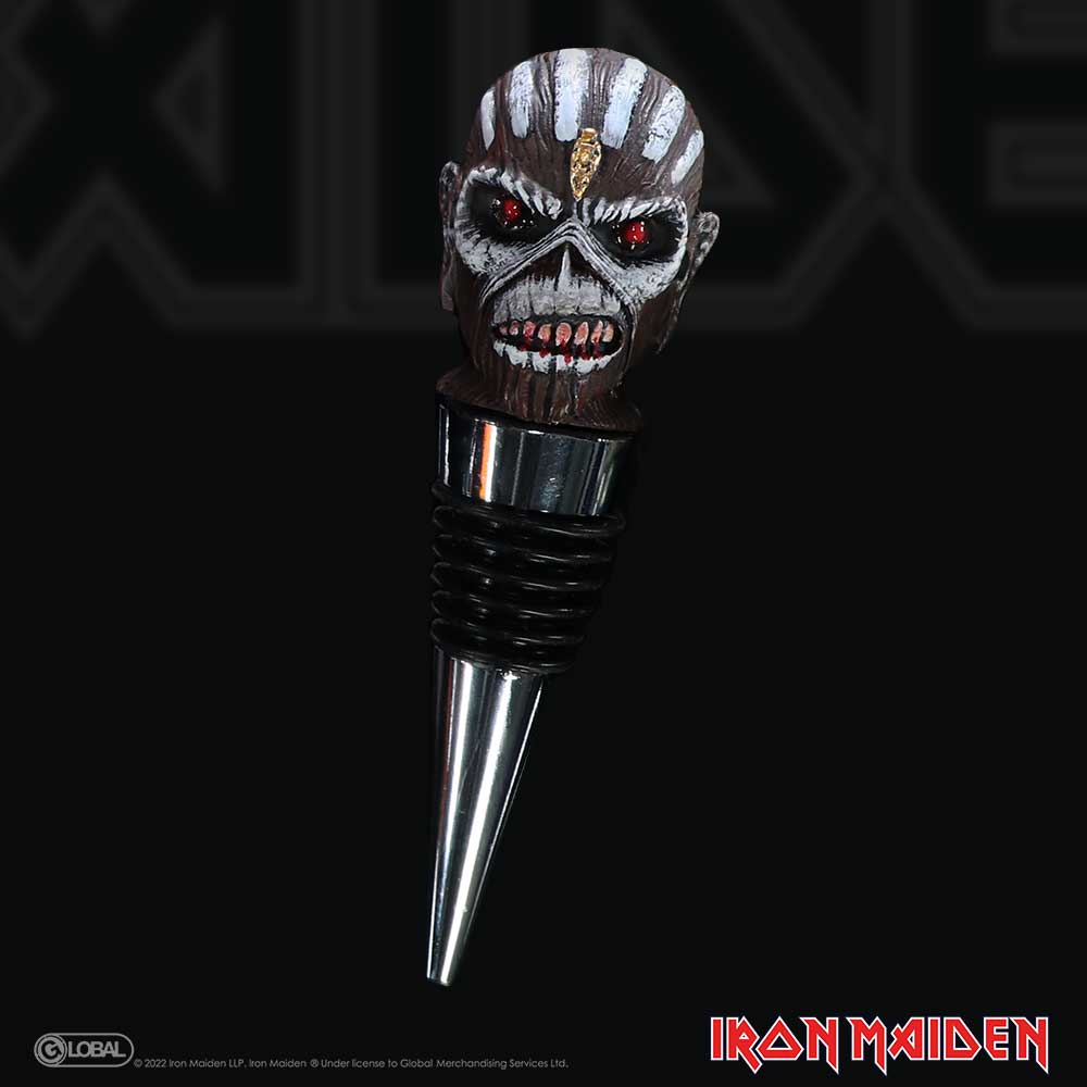 Officially Licensed Iron Maiden Eddie Book of Souls Bottle Stopper 10cm