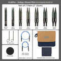KnitPro Indigo Wood Mini Interchangeable Needle Set