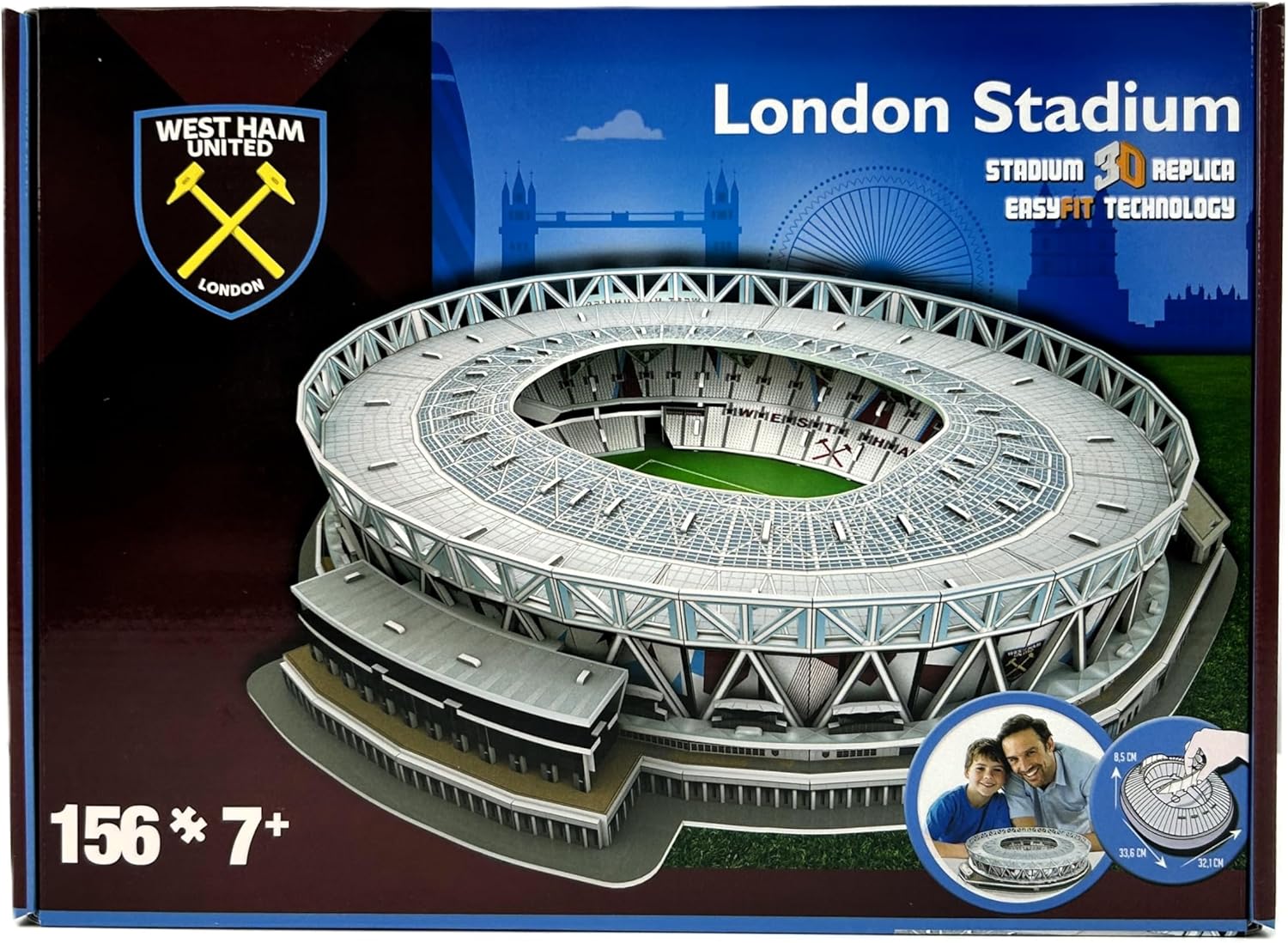 NANOSTAD West Ham United's London Stadium 3D Puzzle