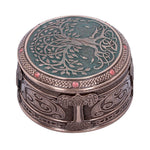 Round Tree of Life Celtic Trinket Box 10cm
