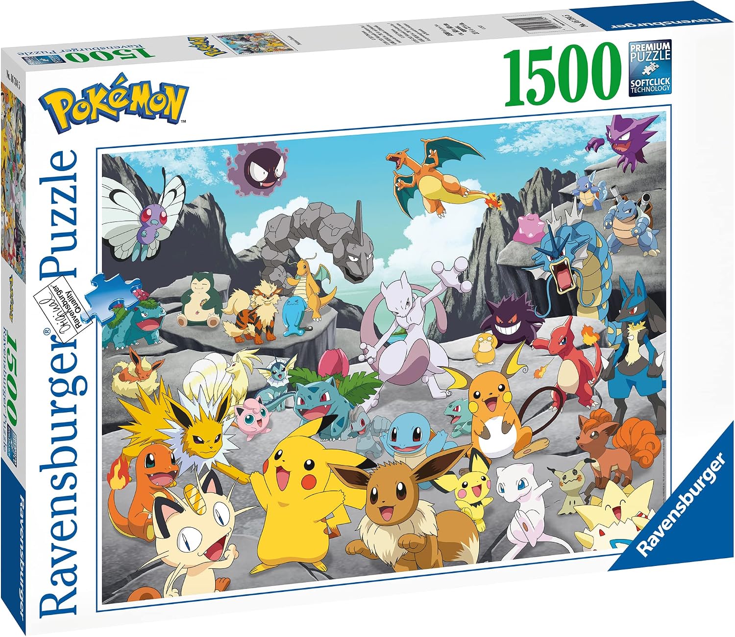 Ravensburger Pokemon Classics 1500 Piece Jigsaw Puzzles