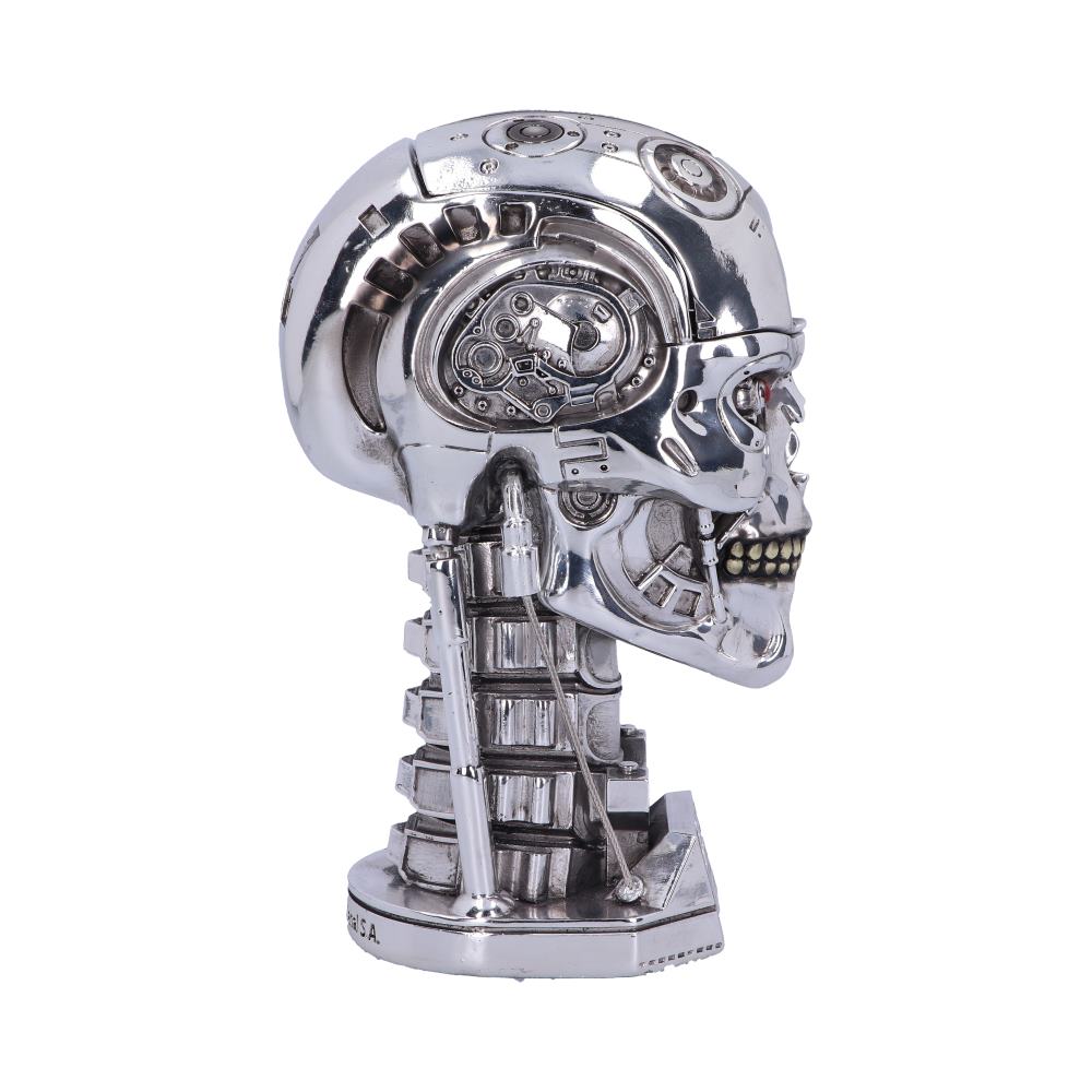 T-800 Terminator 2 Judgement Day T2 Head Box Movie Merchandise 21cm