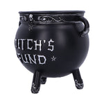 Witch's Fund Cauldron Money Box 16.5cm