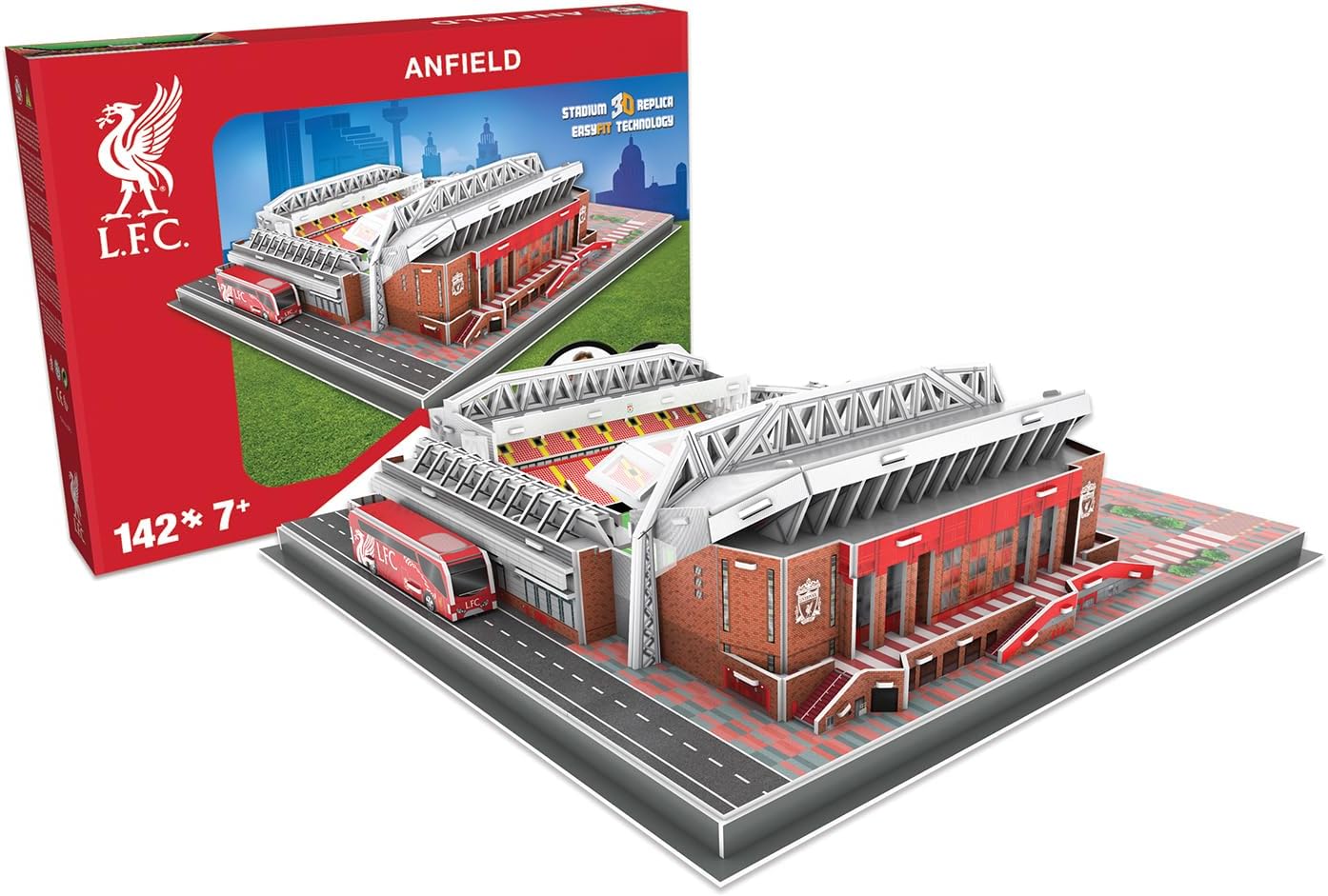 Liverpool FC Anfield Stadium 3D Puzzle by Paul Lamond / Nanostad